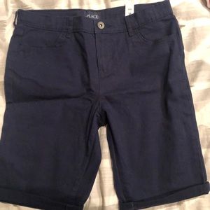 Navy blue shorts size 14 New with tag